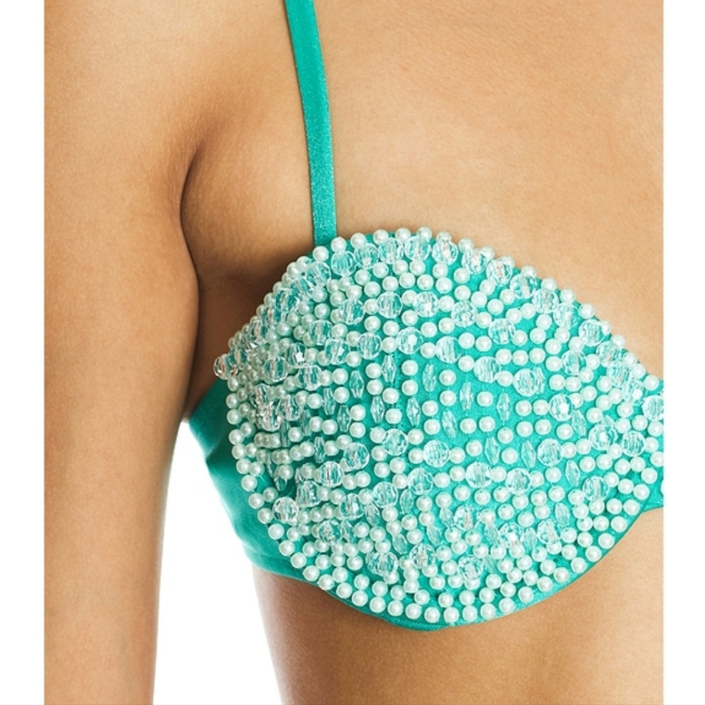 NEW Patbo Hand Beaded Bikini Top M/Bottom L - Picture 6 of 13